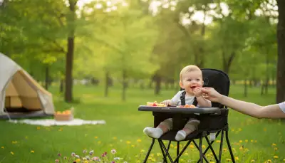 Camping Hochstuhl: Unterwegs bequem füttern