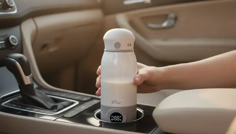 Babyfläschchen warm: USB-Flaschenwärmer im Auto