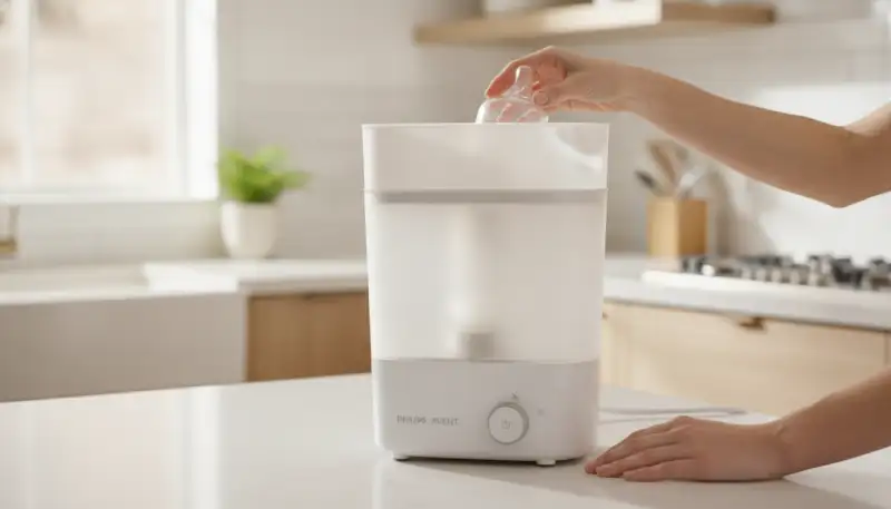 Dampfsterilisator: Hygiene für Babyflaschen