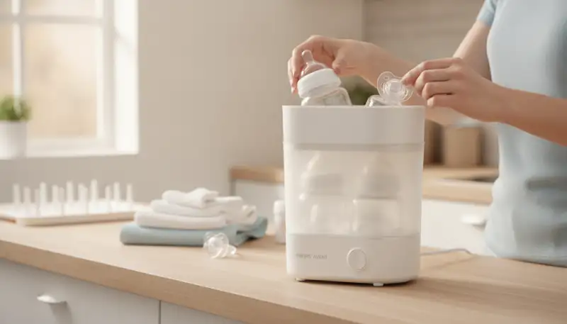 Elektrischer Sterilisator: Sicherheit für Babys Fläschchen