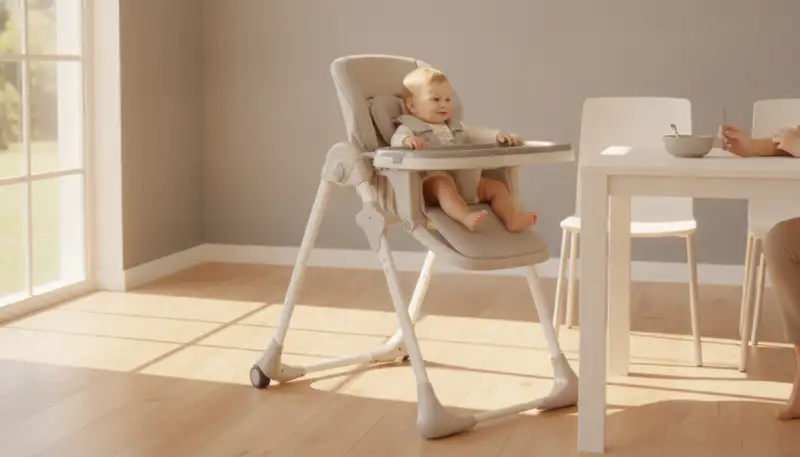 Flexibel und sicher: Hochstuhl mit Ruheposition