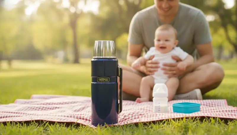Immer perfekt temperiert: Warum die THERMOS Stainless King 1,2 l ein Must-have für Eltern ist