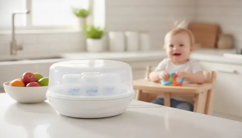 Mikrowellensterilisator: Effektive Babyflaschen-Hygiene