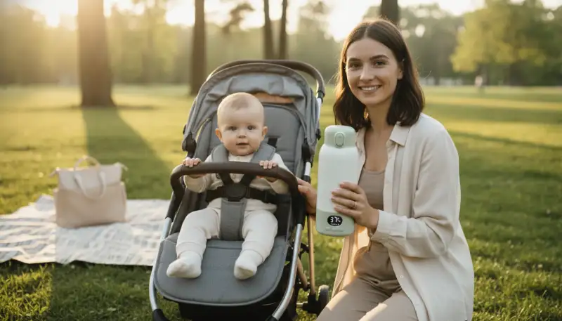Mobiler Flaschenwärmer: Perfekte Temperatur unterwegs