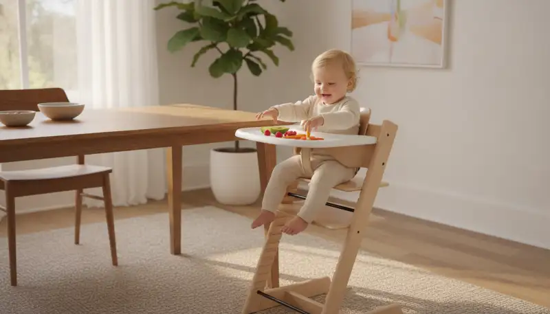 Vom Babyalter bis ins Teenagerzimmer: Der Stokke Tripp Trapp Hochstuhl mit Tablett als Familienmittelpunkt